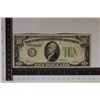 1934 US $10 FRN GREEN SEAL WITH INK ON THE FRONT
