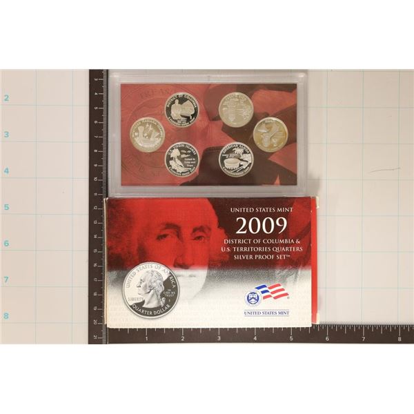2009 SILVER DISTRICT OF COLUMBIA & US TERRITORIES