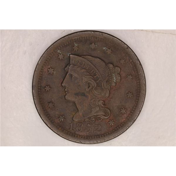 1852 US LARGE CENT 2026 REDBOOK RETAIL IS $145