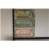 Image 1 : 3 CANADA BILLS: 1954-$1, 1954-$2 & 1973-$1
