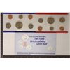 Image 1 : 1998 US MINT SET (UNC) P/D (WITH ENVELOPE)