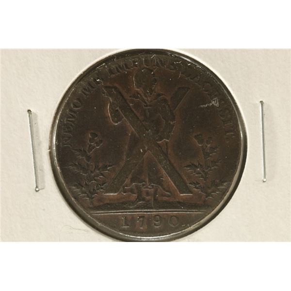 1790 CONDER TOKEN. THEY R MOSTLY 18TH CENTURY