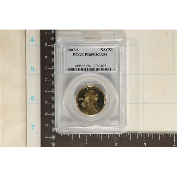 2007-S SACAGAWEA DOLLAR PCGS PR69 DCAM