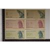 Image 1 : 6-INDONESIA BILLS: 2-1 SEN, 2-10 SEN & 2-FIVE SEN