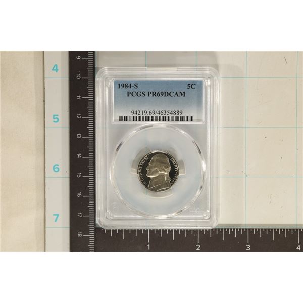 1984-S JEFFERSON NICKEL PCGS PR69 DCAM
