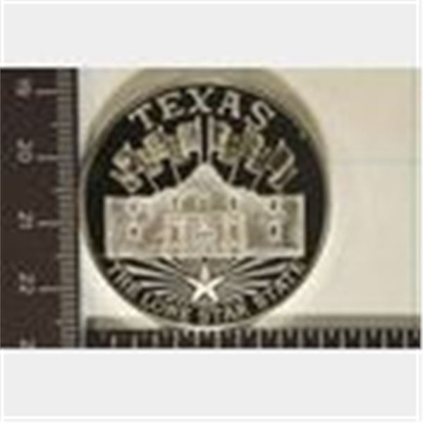1.16 PF STERLING SILVER TEXAS ROUND IN HARD
