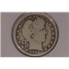 Image 1 : 1909 SILVER BARBER QUARTER