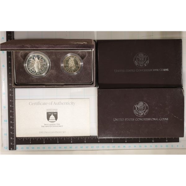 1989-2 COIN US CONGRESSIONAL COIN SET: CONTAINS