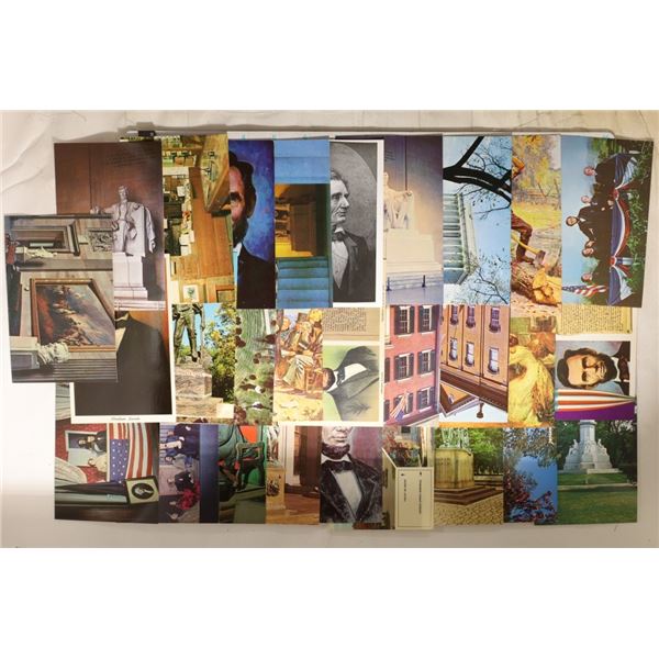 28 ASSORTED UN-USED ABRAHAM LINCOLN POST CARDS.