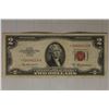 Image 1 : 1953-A US STAR NOTE RED SEAL $2 BILL
