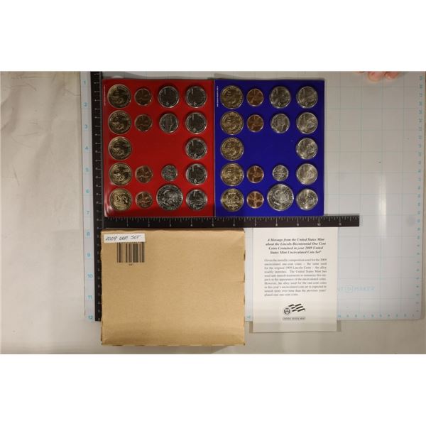 2009 US MINT SET (UNC) P/D IN MINT PLASTIC CARDS