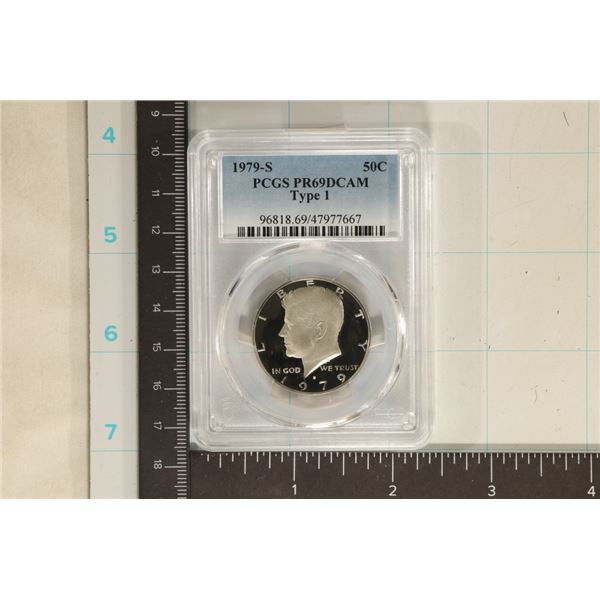 1979-S TYPE I KENNEDY HALF DOLLAR PCGS PR69 DCAM
