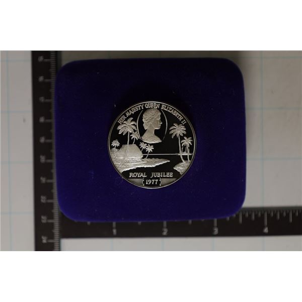 1977 WESTERN SAMOA 1 TALA STERLING SILVER PF