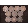 Image 1 : 10 INDIAN HEAD CENTS: 1891-1907