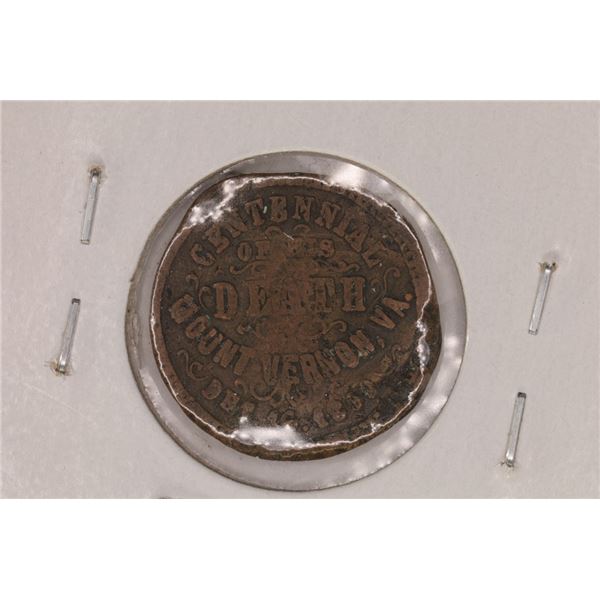 1899 COPPER CIVIL WAR TOKEN: GEN GEORGE