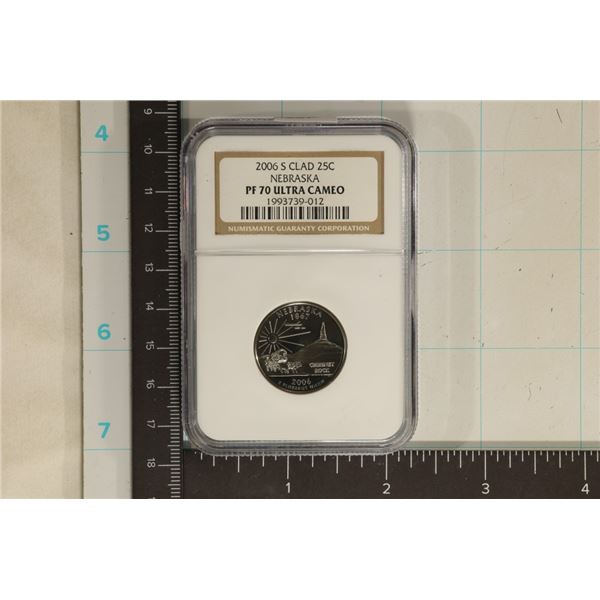 2006-S NEBRASKA QUARTER NGC PF70 ULTRA CAMEO