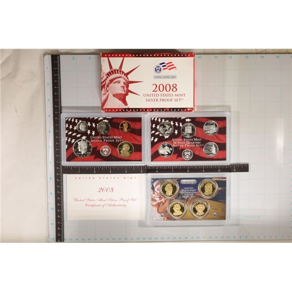 2008 US SILVER PROOF SET (WITH BOX)