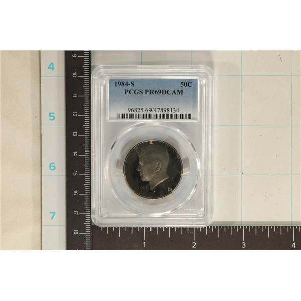 1984-S KENNEDY HALF DOLLAR PCGS PR69 DCAM