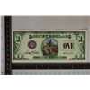 Image 1 : 2014 CRISP UNC ONE DISNEY DOLLAR "SPLASH MT.)