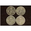 Image 1 : 1950, 51, 52 & 1953 MEXICO SILVER 25 CENTAVOS