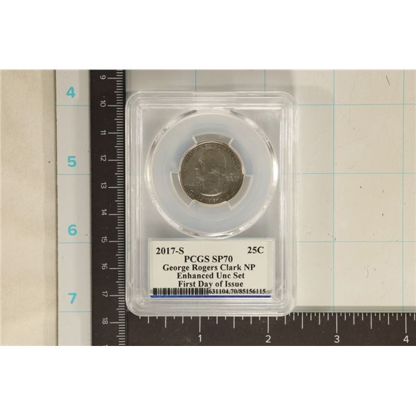2017-S GEORGE ROGERS CLARK N.P.QUARTER PCGS