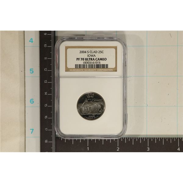 2004-S IOWA QUARTER NGC PF70 ULTRA CAMEO