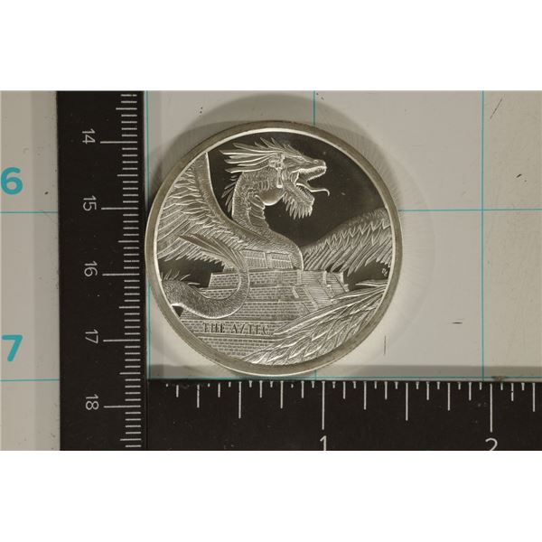 1 OZ. SILVER .999 WORLD OF DRAGONS UNC ROUND