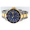 Image 3 : Rolex Mens Blue 18K Yellow Gold & Stainless Steel Oyster Band 40mm Submariner Wr