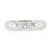 Image 4 : Tiffany & Co. Platinum 0.26 ctw Round Diamond Solitaire Etoile Engagement Ring