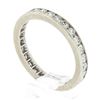 Image 8 : Antique Platinum 1 ctw Single Cut Channel Diamond 2.6mm Eternity Wedding Band Ri