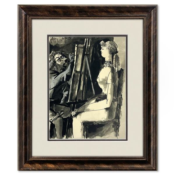 La Comedie Humaine 14.12.59 by Picasso (1881-1973)