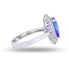 Image 3 : 2.70 ctw Tanzanite and 0.71 ctw Diamond 14K White Gold Ring
