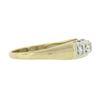 Image 5 : Estate 14K TT Gold 0.18 ctw Illusion Set Diamond Stackable Wedding Band Ring