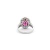 Image 4 : Fahsion Pink Tourmaline & Diamond Halo Ring