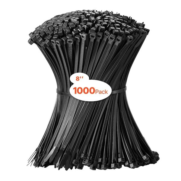 1000 Pack Cable Zip Ties