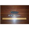 Image 1 : 9" BLACK WOOD BOOT KNIFE