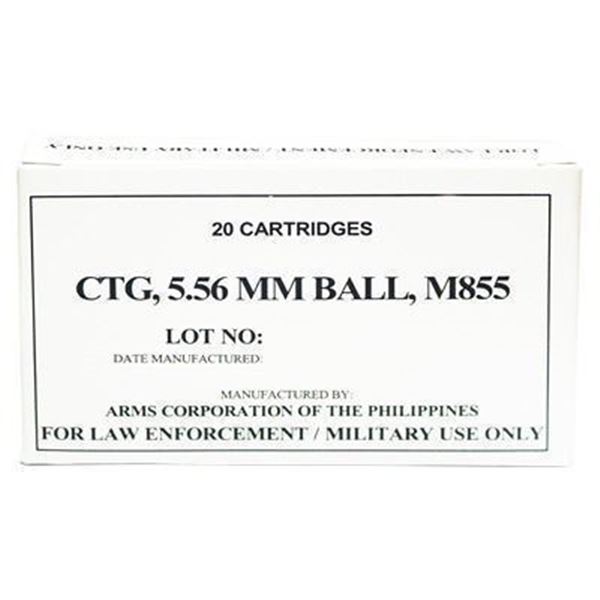 ARMSCOR 556NATO 62GR M855 - 220 Rounds