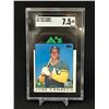 Image 1 : 1986 TOPPS TRADED JOSE CANSECO TRADING CARD - SGC GRADE 7.5
