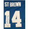 Image 2 : AMON RA ST BROWN SIGNED DETROIT LIONS JERSEY - ACE COA