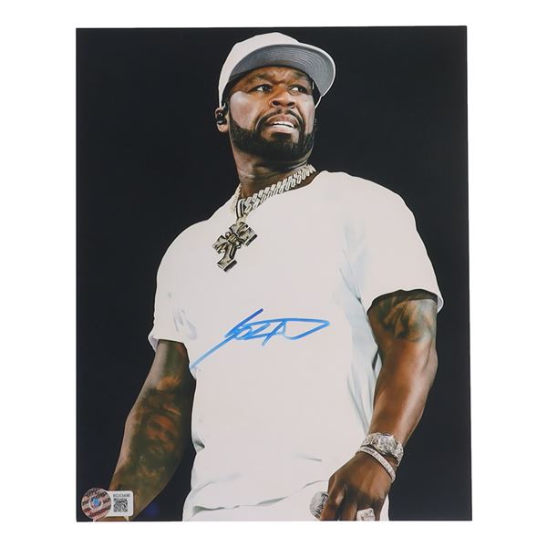 50 CENT SIGNED 8X10 - BECKETT COA