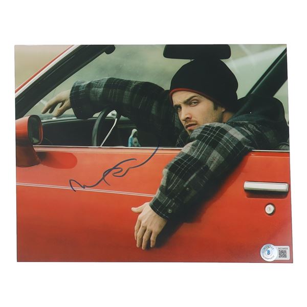 BREAKIN BAD AARON PAUL SIGNED 8X10 - BECKETT COA