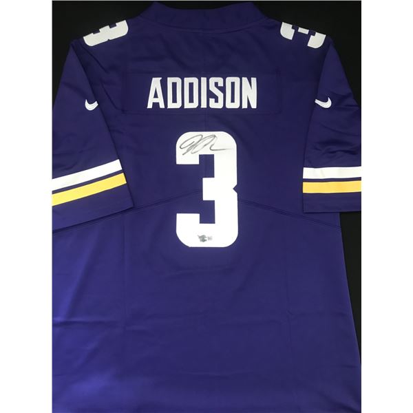 JORDAN ADDISON SIGNED MINNESOTA VIKINGS JERSEY - ACE COA