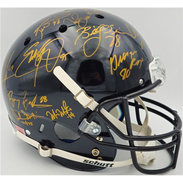 Heisman Winners Autographed Authentic Full Size Helmet 23 Sigs Barry Sanders WITH COA