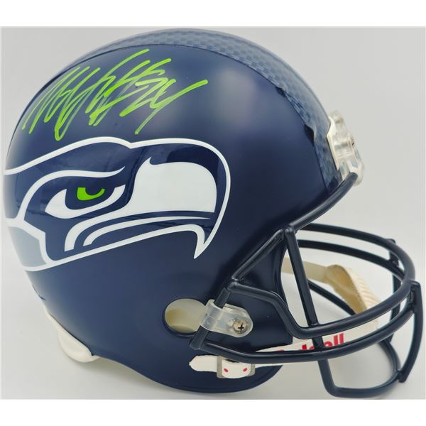 MARSHAWN LYNCH SIGNED SEATTLE SEAHAWKS FUL SIZE HELMET (BECKETT COA)