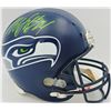 Image 1 : MARSHAWN LYNCH SIGNED SEATTLE SEAHAWKS FUL SIZE HELMET (BECKETT COA)