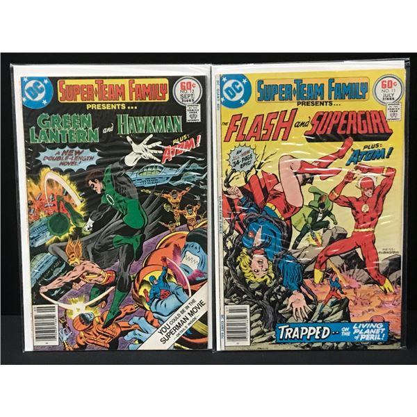LOT OF 2 SUPER-TEAM FAMILY COMICS (DC COMICS)