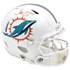 Image 1 : TYREEK HILL SIGNED MIAMI DOLPHINS FULL SIZE HELMET (BECKETT COA)