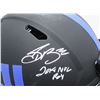 Image 2 : SAQUON BARKLEY SIGNED NEW YORK GIANTS ECLIPSE FULL SIZE  HELMET BECKETT COA
