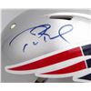 Image 2 : TOM BRADY SIGNED FULL SIZE HELMET TRI STAR COA