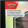 Image 2 : POKEMON PRISMATIC EVOLUTIONS 30 COMMON & REVERSE HOLOS, 3 DISPLAY CARDS & POSTER